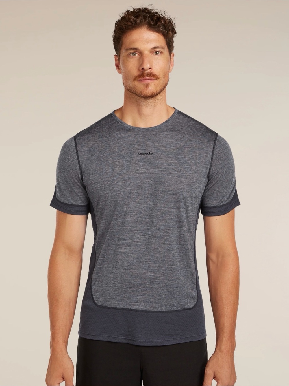 Icebreaker Men's Merino Blend 125 ZoneKnit™ Energy Wind Short Sleeve T-Shirt